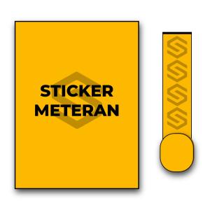 Sticker Meteran / Large Format / Outdoor